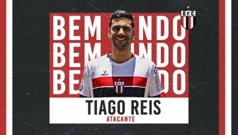 FECHADO! - O Vasco anunciou a saída de mais um jogador. Nesta quarta, o atacante Tiago Reis assinou contrato de empréstimo com o Botafogo, de Ribeirão Preto, até 31 de dezembro de 2022.