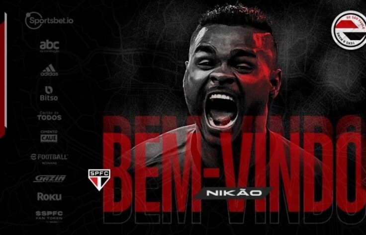 Nikão (São Paulo): Após ter acordo encaminhado com o Internacional, o negócio melou e o jogador foi para o Tricolor, com vínculo até 2024. Ele estava no Athletico-PR e seu contrato com o Furacão acabou no final de 2021.