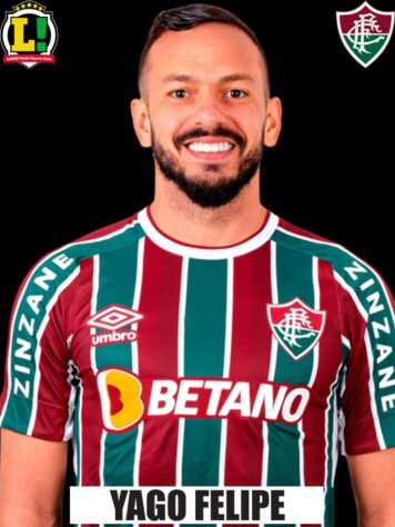 Yago Felipe - 6,0 - Fez desarmes, boa marcação e levou a melhor nos duelos. Sentiu dores no tornozelo após uma pancada e precisou ser substituído ainda no primeiro tempo.