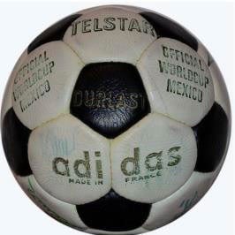 Nome da bola: Telstar. Edição: Copa de 1970
