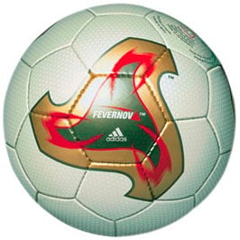 Nome da bola: Fevernova. Edição: Copa de 2002