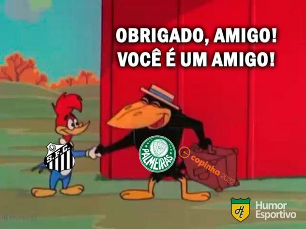 Copa São Paulo de Futebol Júnior (25/01/2022): o Palmeiras venceu o Santos por 4 a 0 na decisão da Copinha e, além de comemorarem o título inédito, os palmeirenses ironizaram a freguesia santista.