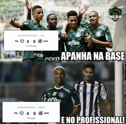 Palmeiras tem Copinha! Torcedores fazem memes com a conquista inédita sobre o Santos.