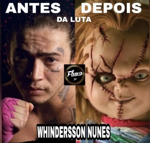 Internautas fazem memes com Whindersson Nunes x Popó no Fight Music Show.