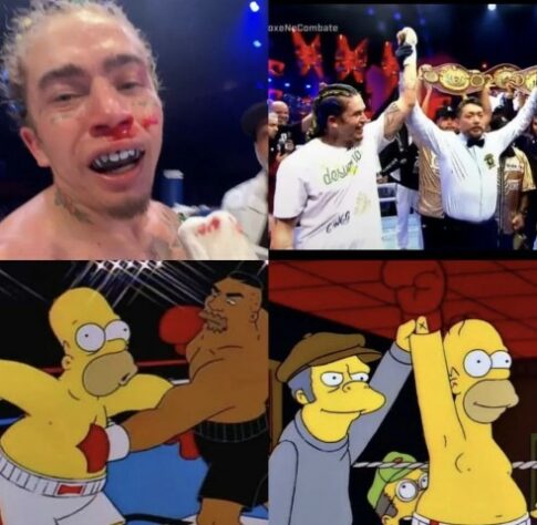 Internautas fazem memes com Whindersson Nunes x Popó no Fight Music Show.