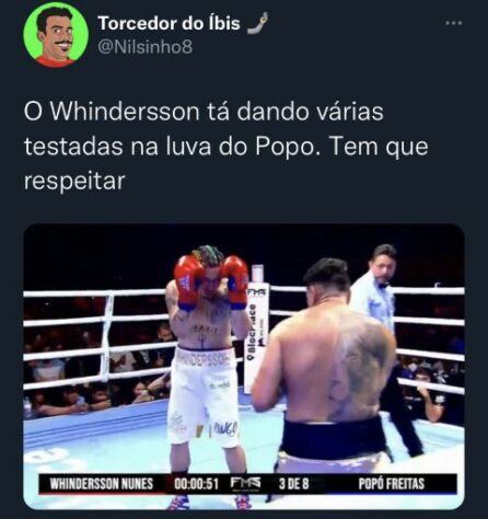 Internautas fazem memes com Whindersson Nunes x Popó no Fight Music Show.