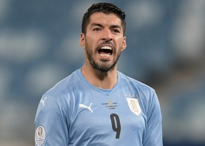 8º) Luis Suárez - atacante - seleção uruguaia - 35 anos de idade - Quantidade de seguidores no Instagram: 44 milhões