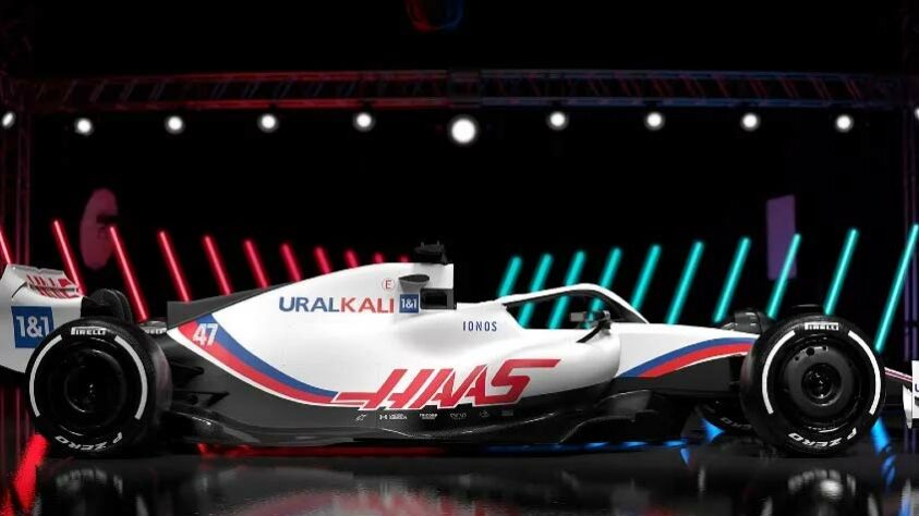 Carro da Haas para a temporada 2022