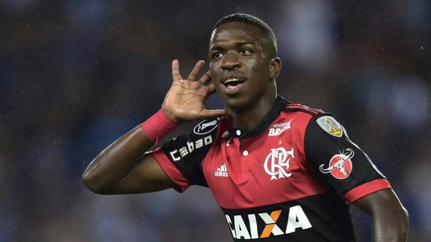 19º - Vini Jr - Flamengo - atacante: estreou em 2017 com 16 anos e 10 meses