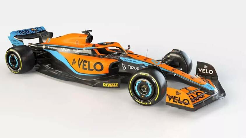 Carro da McLaren para a temporada 2022