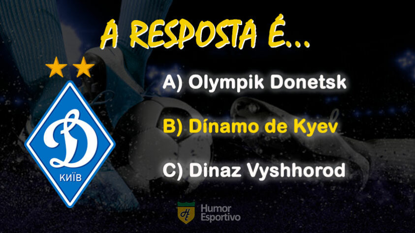 O Dínamo de Kiev é o vice-líder com 45 pontos em 18 jogos disputados. Possui 1 jogador brasileiro no elenco.