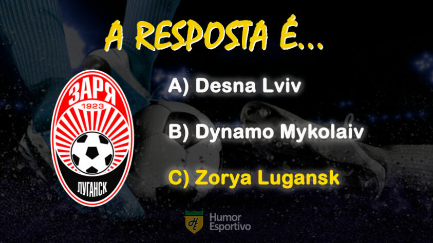 O Zorya, da cidade de Luhansk, ocupa a quarta colocação com 36 pontos em 18 jogos disputados. Possui 3 jogadores brasileiros no elenco.