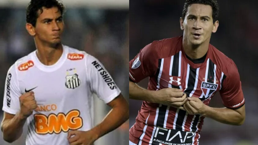 Paulo Henrique Ganso (meia): Ganso surgiu no Santos em 2008 e viveu sua melhor fase da carreira na Vila Belmiro. Lá, conquistou três Campeonatos Paulistas, Copa do Brasil, Libertadores e Recopa. Porém, a relação no Peixe estremeceu e ele foi negociado com o São Paulo, em 2012. No Tricolor, ganhou a Sul-Americana e chegou a ter um certo protagonismo.