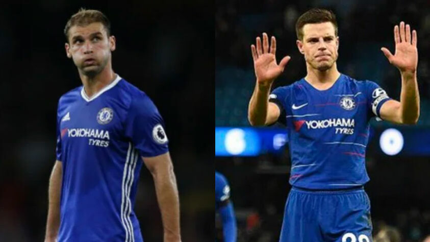 Lateral-direito: Ivanovic (27 anos na época) x Azpilicueta (32 anos)