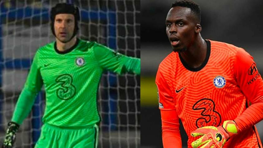 Goleiro: Petr Cech (30 anos na época) x Édouard Mendy (29 anos)