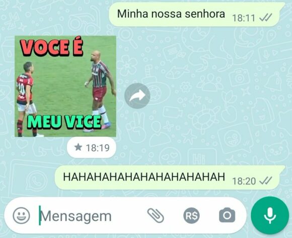 Discussão entre Felipe Melo e Diego Ribas no Fla-Flu rendeu memes nas redes sociais.