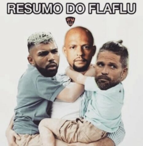 Discussão entre Felipe Melo e Diego Ribas no Fla-Flu rendeu memes nas redes sociais.