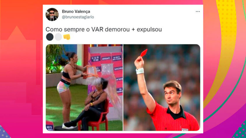 O VAR analisou: expulsão de Maria é prato cheio para memes nas redes sociais.