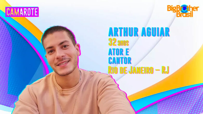 Arthur Aguiar: torcedor do Flamengo.