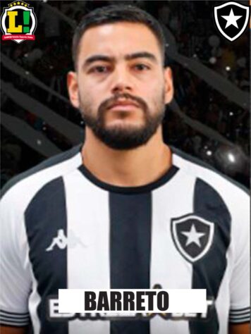 Barreto - 4,5 - Provavelmente a pior atuação do volante desde o retorno ao Botafogo. Entrou na roda para tentar o ataque do Flamengo e pouco contribuiu com o jogo do Botafogo