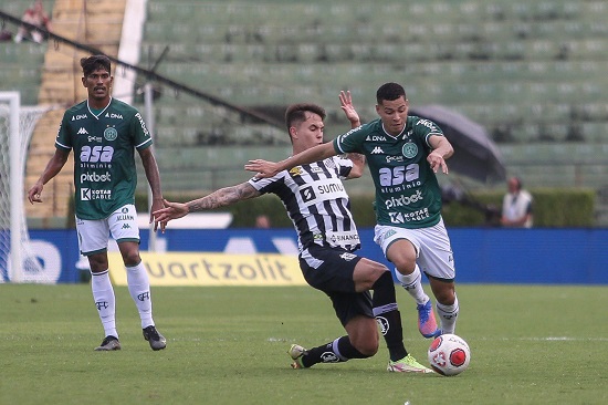 10º lugar - Guarani: 13 pontos (no Grupo A com 11 jogos e saldo -5)