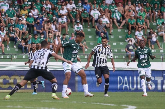 O Santos não fez uma boa partida e apenas empatou em 1 a 1 com o Guarani na tarde deste domingo (6), no estádio Brinco de Ouro, em Campinas. O goleiro João Paulo fez inúmeras defesas e mais uma vez foi o destaque do Peixe. Confira as atuações!