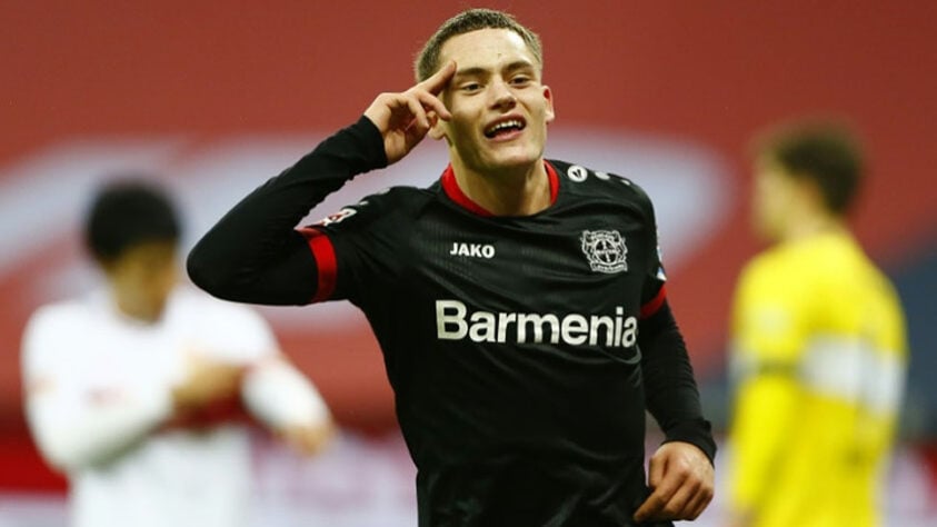 19º lugar - Florian Wirtz - meia-atacante do Bayer Leverkusen - 20 anos - valor de mercado: 85 milhões de euros (aproximadamente R$ 445,4 milhões).