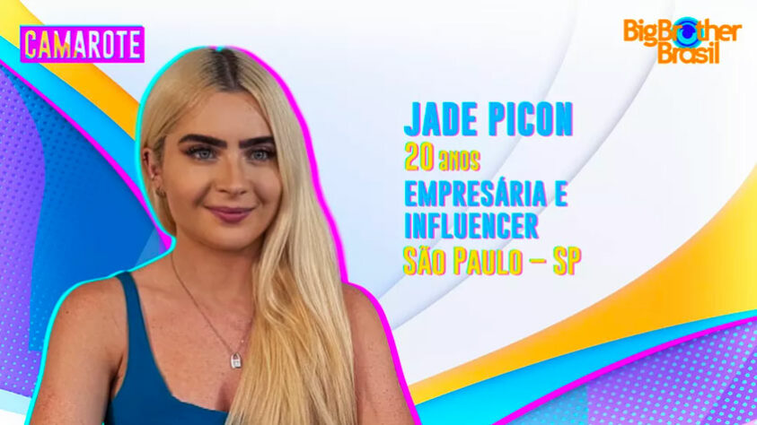 Jade Picon (já eliminada do BBB): sem time, mas já demonstrou carinho pelo São Paulo, time do pai.