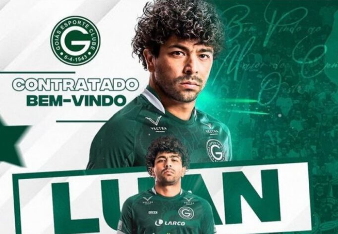 FECHADO - Antes mesmo da bolar rolar na partida diante do Goianésia, pelo Campeonato Goiano, o Goiás anunciou a contratação do atacante Luan, campeão da Libertadores pelo Atlético-MG e que estava no futebol japonês desde 2019, atuando pelo V-Varen Nagasaki.