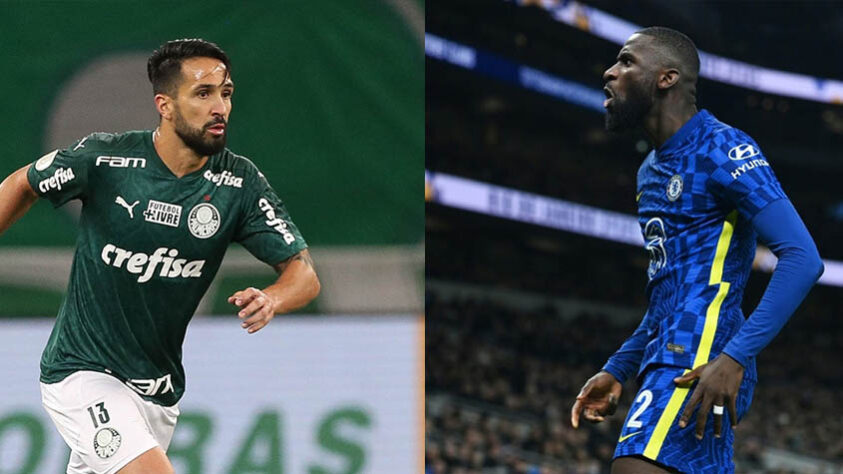 Luan (Palmeiras) x Antonio Rüdiger (Chelsea)