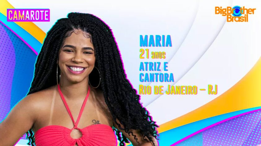 Maria (expulsa do BBB): time não revelado.