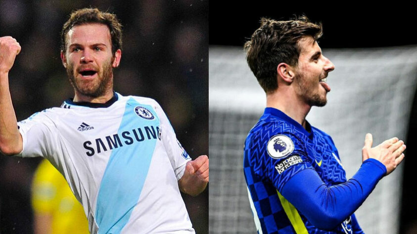 Mata foi importante para o Chelsea e depois se destacou no Manchester United. Ele também foi campeão mundial com a Espanha em 2010. E o jovem Mount também é muito importante para o Chelsea, um dos principais nomes da seleção inglesa e atual artilheiro dos Blues na Premier League.