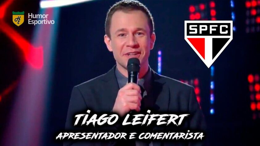 Tiago Leifert, que após passagem pelo entretenimento da Globo volta para comentar o Paulistão no YouTube, é torcedor do São Paulo.