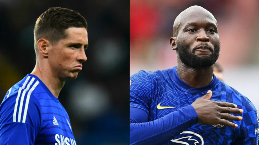 Atacante: Fernando Torres (28 anos na época) x Lukaku (28 anos)