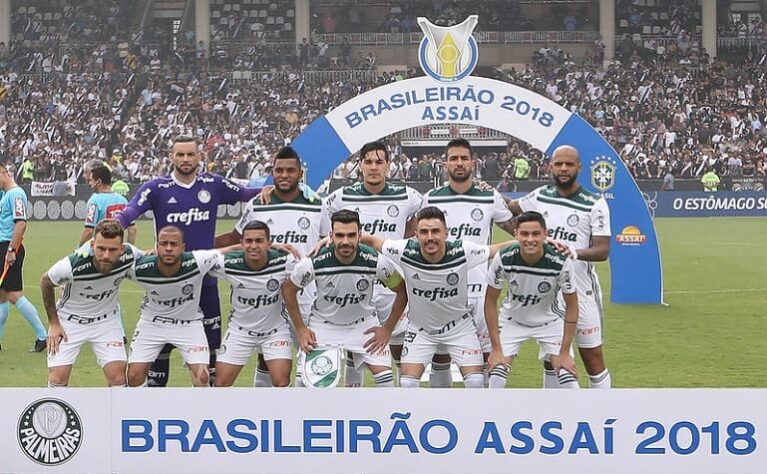 Escalação: Weverton; Mayke, Luan, Gustavo Gómez e Diogo Barbosa; Felipe Melo, Bruno Henrique e Lucas Lima (Gustavo Scarpa); Dudu, Willian (Jean) e Borja (Deyverson). Técnico: Felipão.