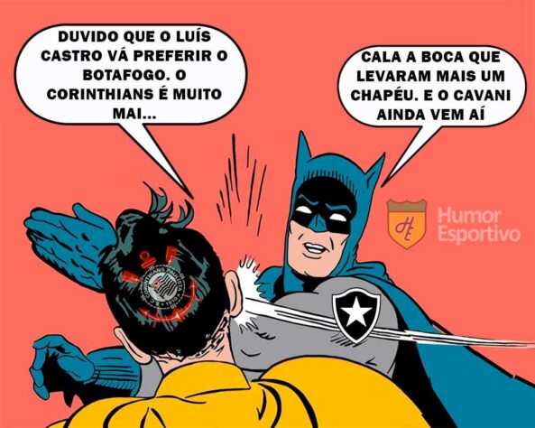 Mudança de rumo de Luís Castro: em memes, botafoguenses provocam o Corinthians e relembram contratação de Seedorf.