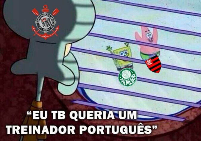 Mudança de rumo de Luís Castro: em memes, botafoguenses provocam o Corinthians e relembram contratação de Seedorf.