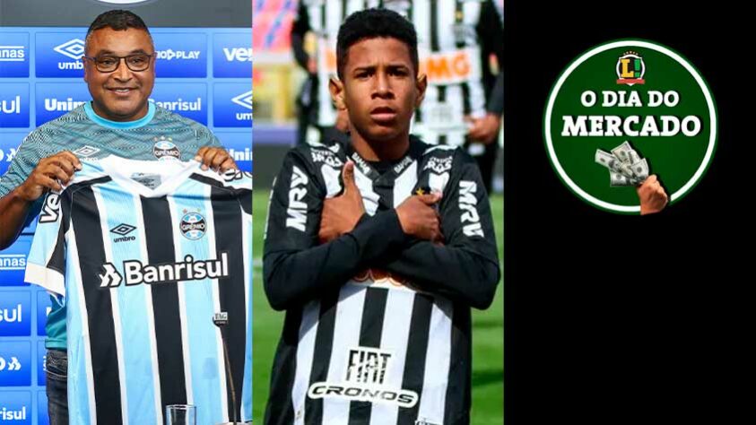 Roger Machado assume o Grêmio, Savinho pode ser comprado pelo Manchester City, Botafogo tenta a contratação de jogador paraguaio... Tudo isso e muito mais na no Dia do Mercado!