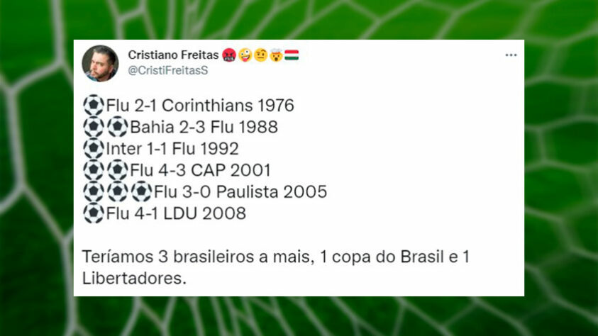 Torcedores respondem brincadeira e acrescentam gols em partidas históricas.