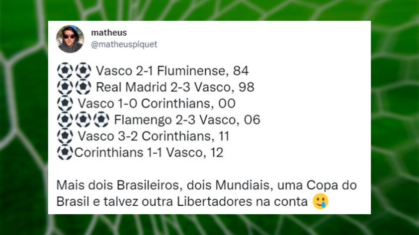 Torcedores respondem brincadeira e acrescentam gols em partidas históricas.