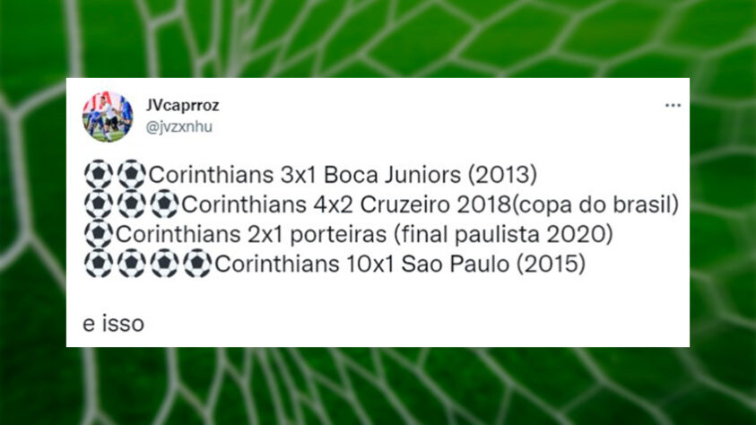 Torcedores respondem brincadeira e acrescentam gols em partidas históricas.