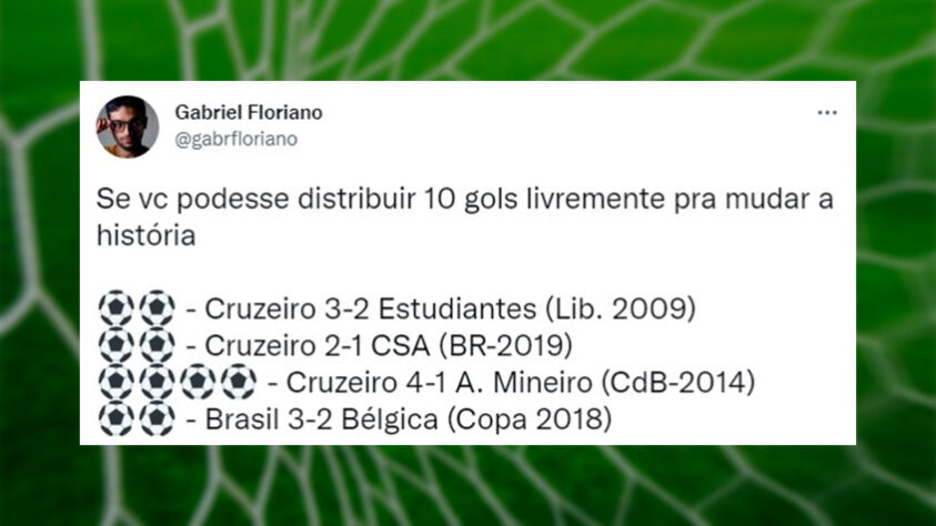 Torcedores respondem brincadeira e acrescentam gols em partidas históricas.