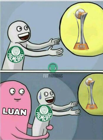 Zagueiro Luan acaba virando meme após pênalti e expulsão na final do Mundial de Clubes.