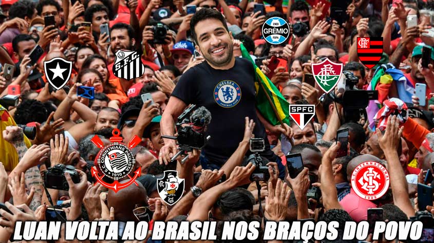 Zagueiro Luan acaba virando meme após pênalti e expulsão na final do Mundial de Clubes.