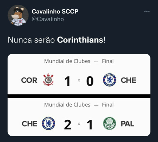 Jogadores e ídolos do Corinthians zoam Palmeiras após derrota do