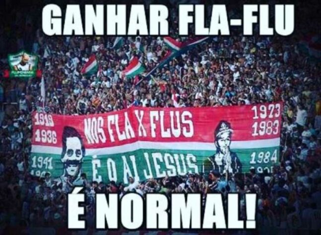 Os melhores memes da vitória do Fluminense sobre o Flamengo pela 4ª rodada do Cariocão 2022.