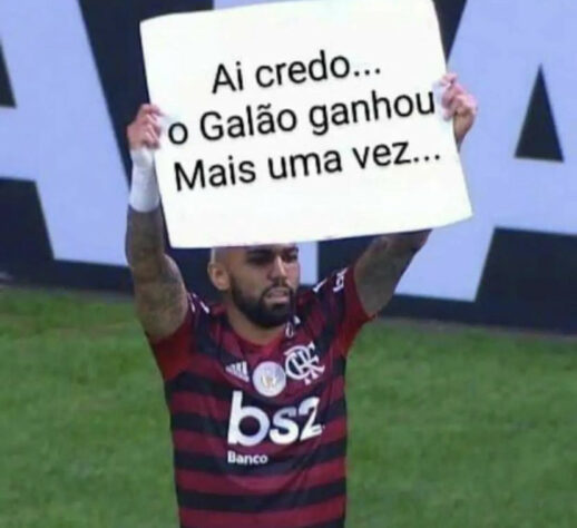 Gabigol não escapou das zoações após derrota do Flamengo, nos pênaltis, para o Atlético-MG.