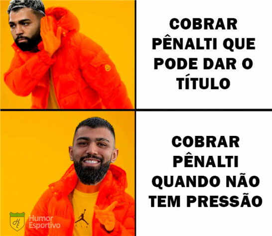 Gabigol não escapou das zoações após derrota do Flamengo, nos pênaltis, para o Atlético-MG.