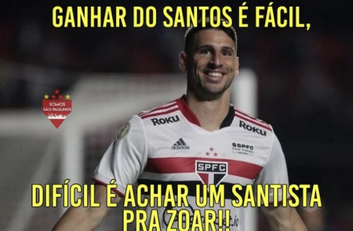 Campeonato Paulista: os melhores memes de Santos 0 x 3 São Paulo.