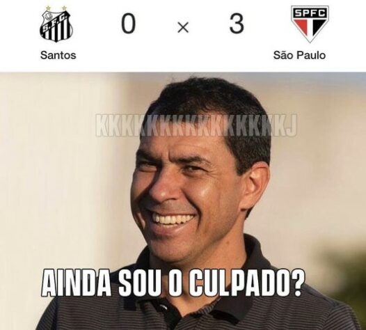 Campeonato Paulista: os melhores memes de Santos 0 x 3 São Paulo.